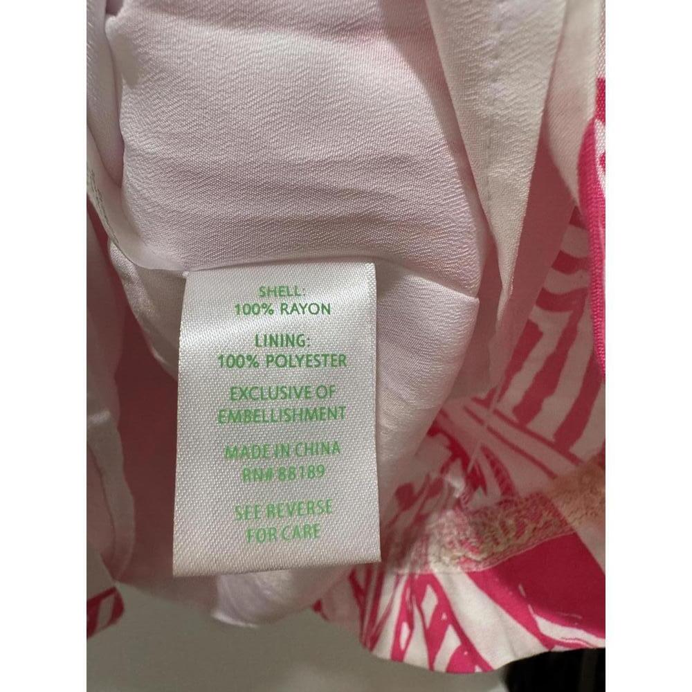 Lilly Pulitzer Julianna Tunic Dress Pink “Yacht and Sea” Print Size Small - Picture 6 of 7